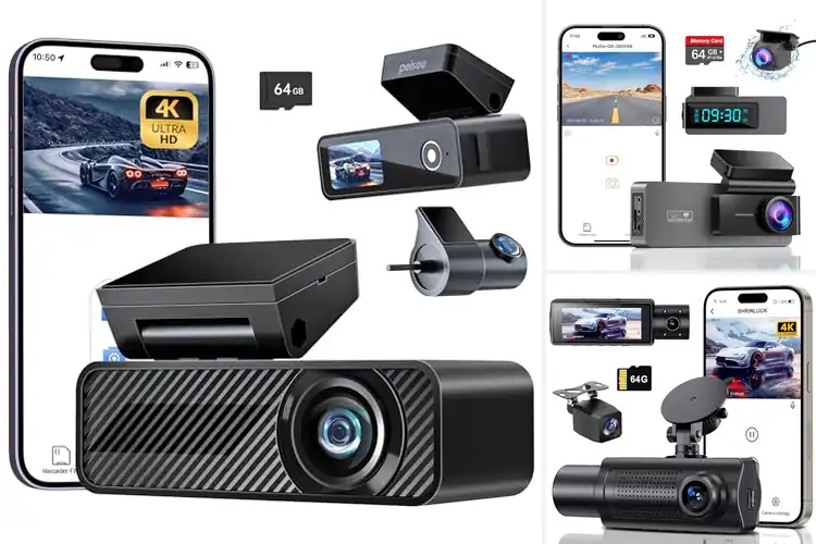 Detailed view of Best 4K Dash Cam With 1080P Rear Camera