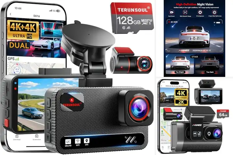 Detailed view of Best 4K Dash Cam With G-Sensor And Emergency Recording