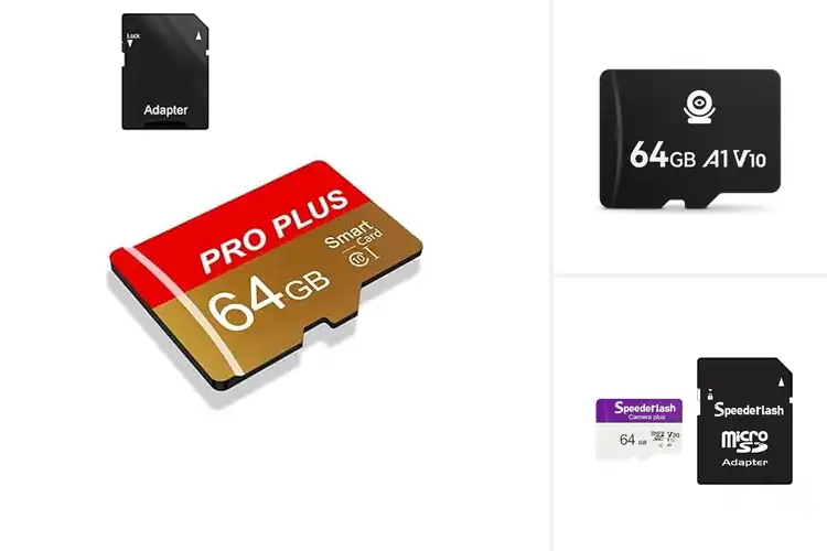 Detailed view of Best 64GB TF Card Included