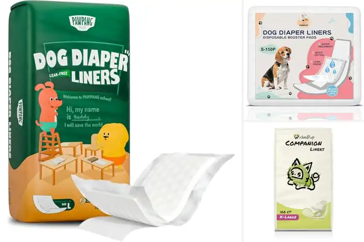 Detailed view of Best Barkertime Dog Diaper Liners