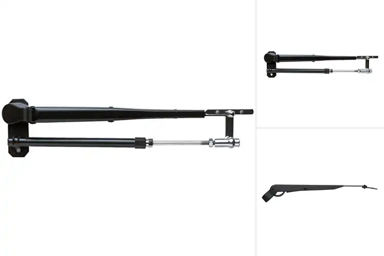 Detailed view of Best Black Stainless Steel Wiper Arm