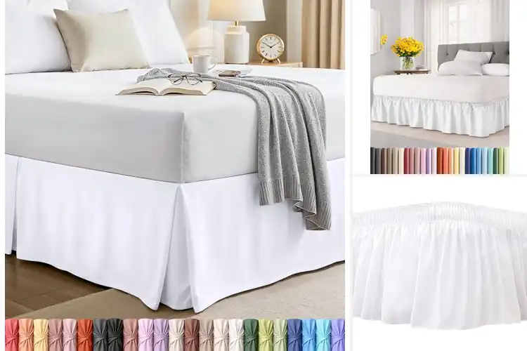 Detailed view of Best China Made Bed Skirts King
