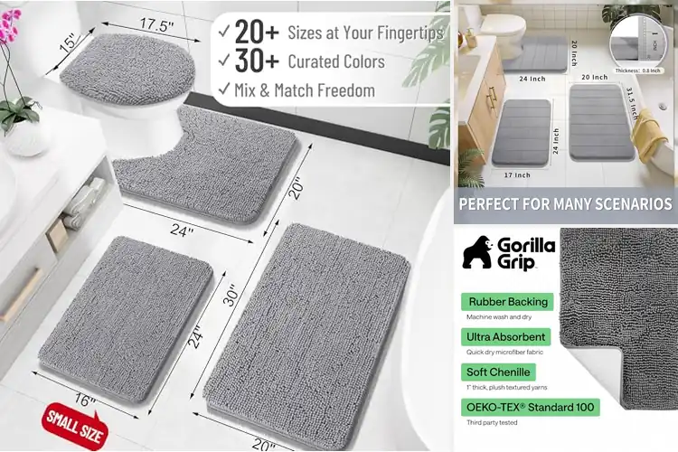 Detailed view of Best Comfortable Bath Mats