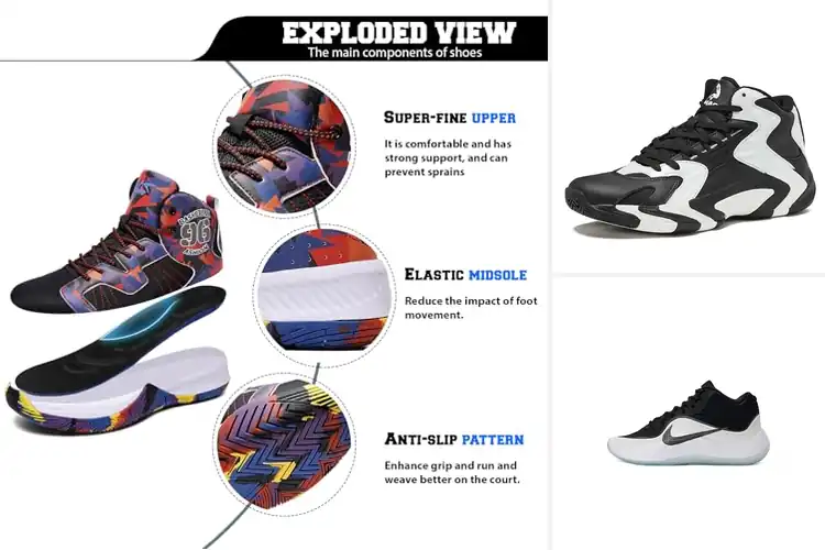 Detailed view of Best Durable Basketball Shoes With Pull Pattern