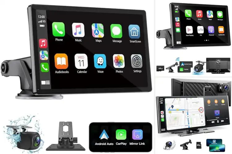 Detailed view of Best Easy Install Car Dashboard Screen