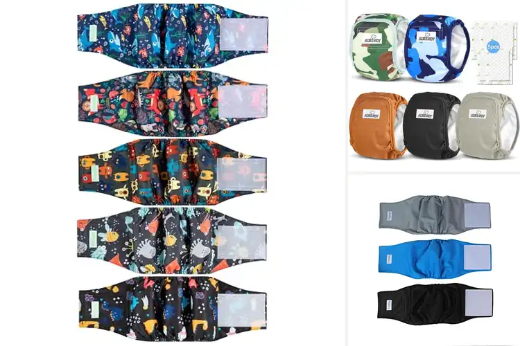 Detailed view of Best Fully Waterproof Belly Band Diapers