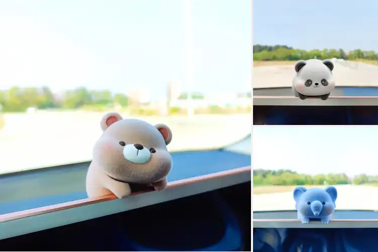 Detailed view of Best Furry Animal Rear View Mirror Accessories