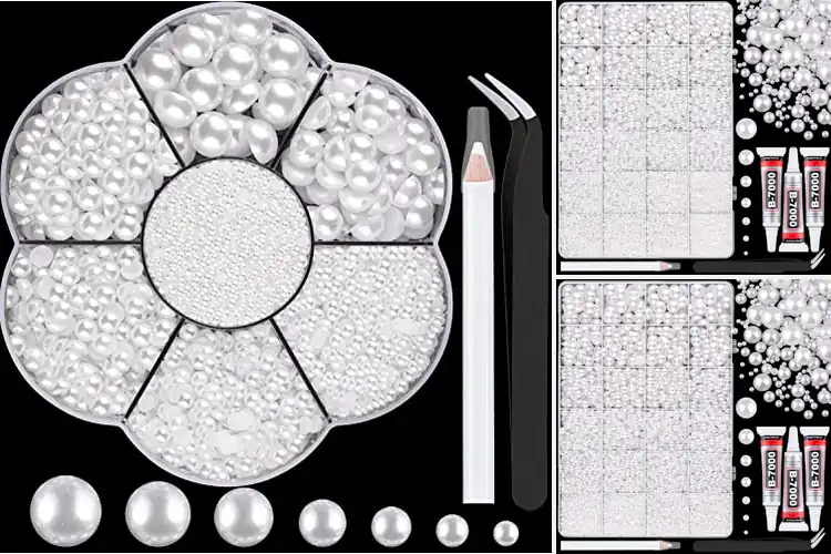 Detailed view of Best Half Pearls: Top 10 Picks for Elegant DIY Projects