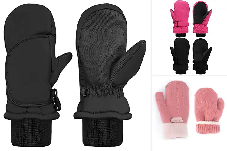 Detailed view of Best Kids Winter Mittens