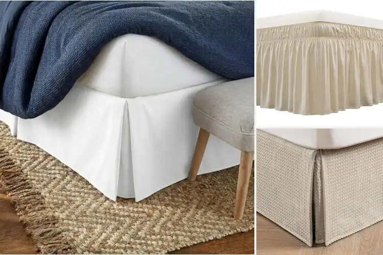 Detailed view of Best King Bed Skirt With 14 Inch Drop