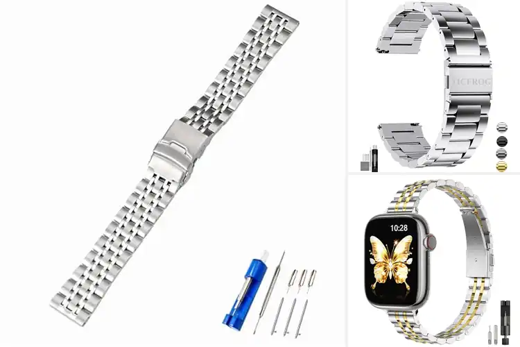 Detailed view of Best Metal Chain Watch Straps