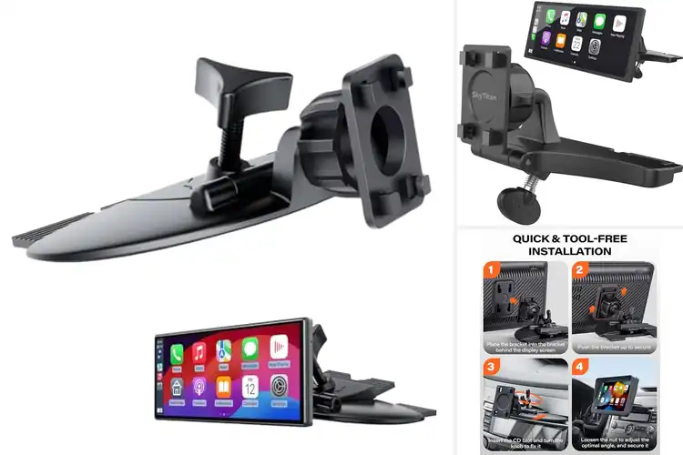 Detailed view of Best Portable CarPlay Mounts for Safe & Easy Driving