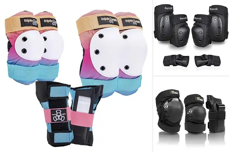 Detailed view of Best Rollerblading Knee Pads